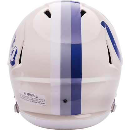 Indianapolis Colts Riddell Speed Retro Replica Helmet – back view