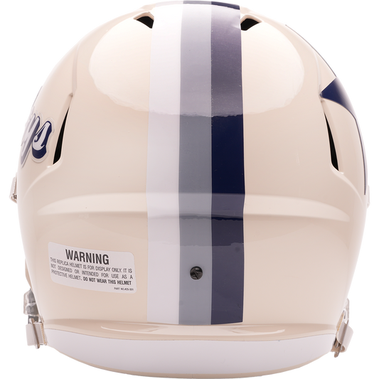 Dallas Cowboys Riddell Speed Retro Replica Helmet – back view