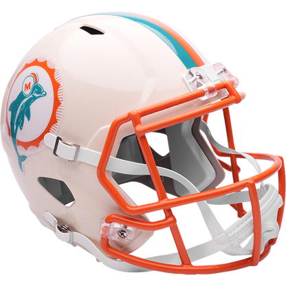 Miami Dolphins Riddell Speed Retro Replica Helmet – main view