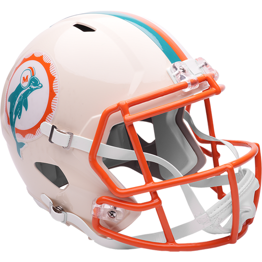 Miami Dolphins Riddell Speed Retro Replica Helmet – main view