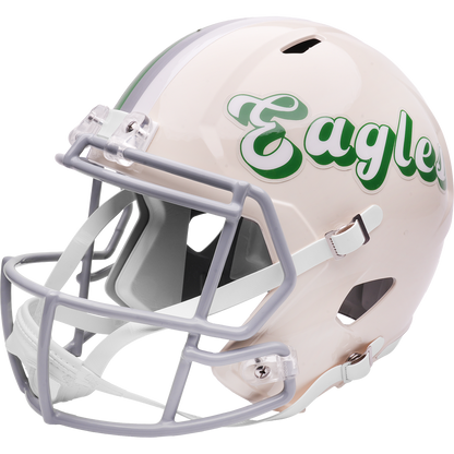 Philadelphia Eagles Riddell Speed Retro Replica Helmet – left side logo view