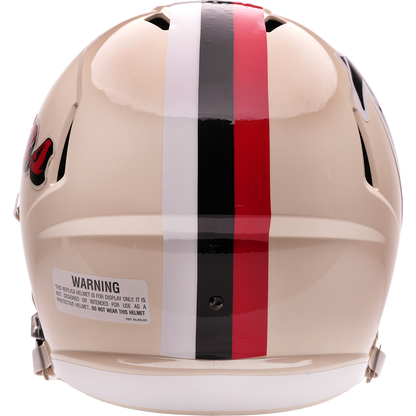 Atlanta Falcons Riddell Speed Retro Replica Helmet – back view
