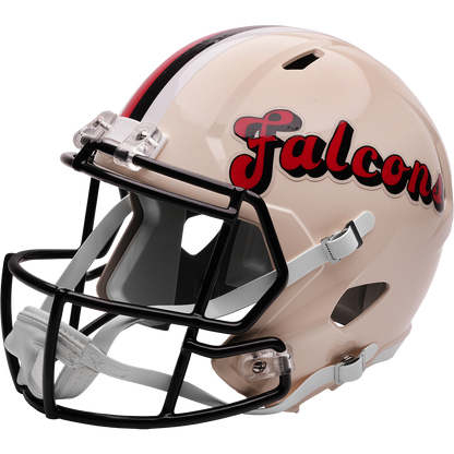 Atlanta Falcons Riddell Speed Retro Replica Helmet – left side logo view