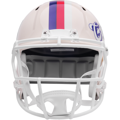 New York Giants Riddell Speed Retro Replica Helmet – front facemask view