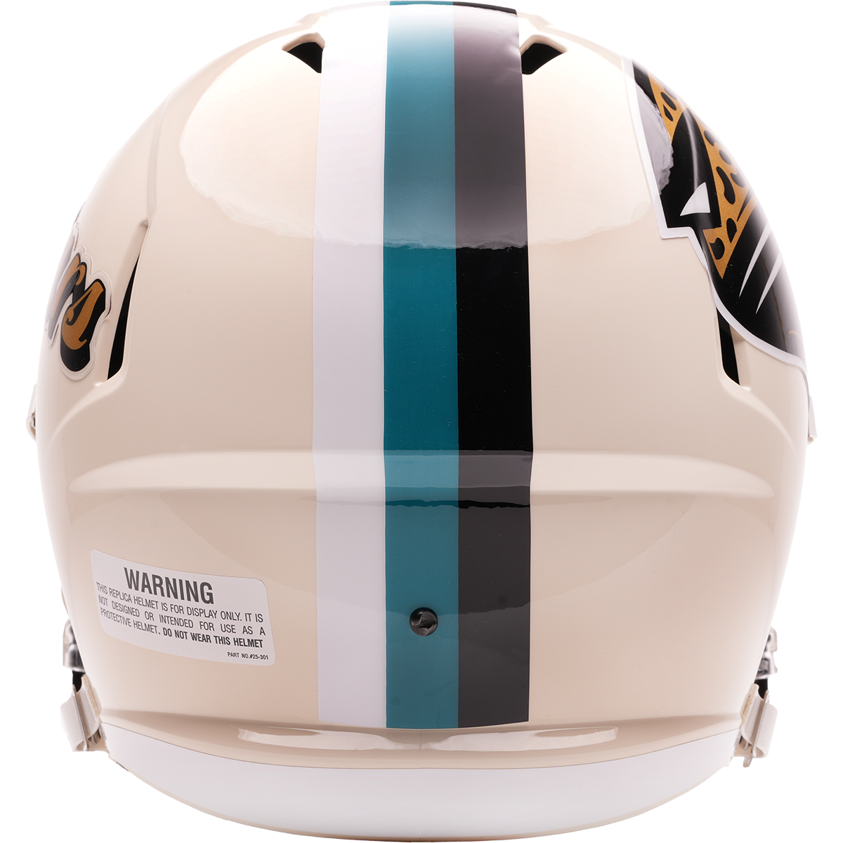 Jacksonville Jaguars Riddell Speed Retro Replica Helmet – back view