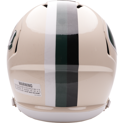 New York Jets Riddell Speed Retro Replica Helmet – back view