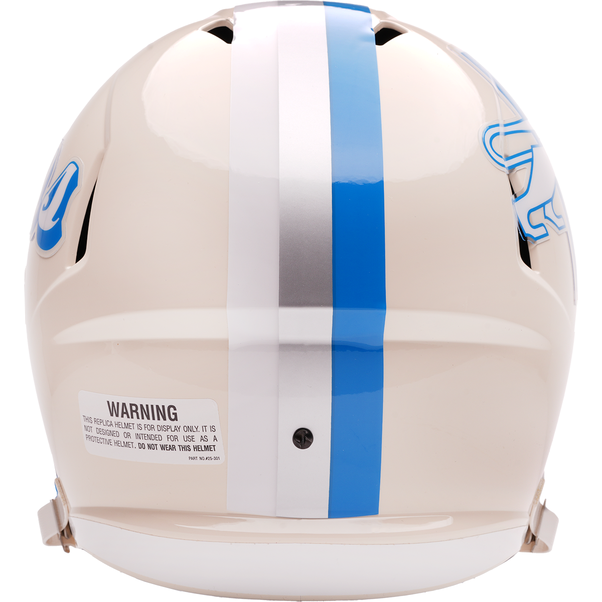 Detroit Lions Riddell Speed Retro Replica Helmet – back view