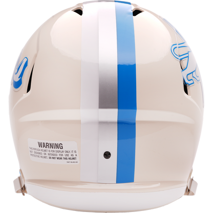 Detroit Lions Riddell Speed Retro Replica Helmet – back view
