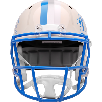 Detroit Lions Riddell Speed Retro Replica Helmet – front facemask view