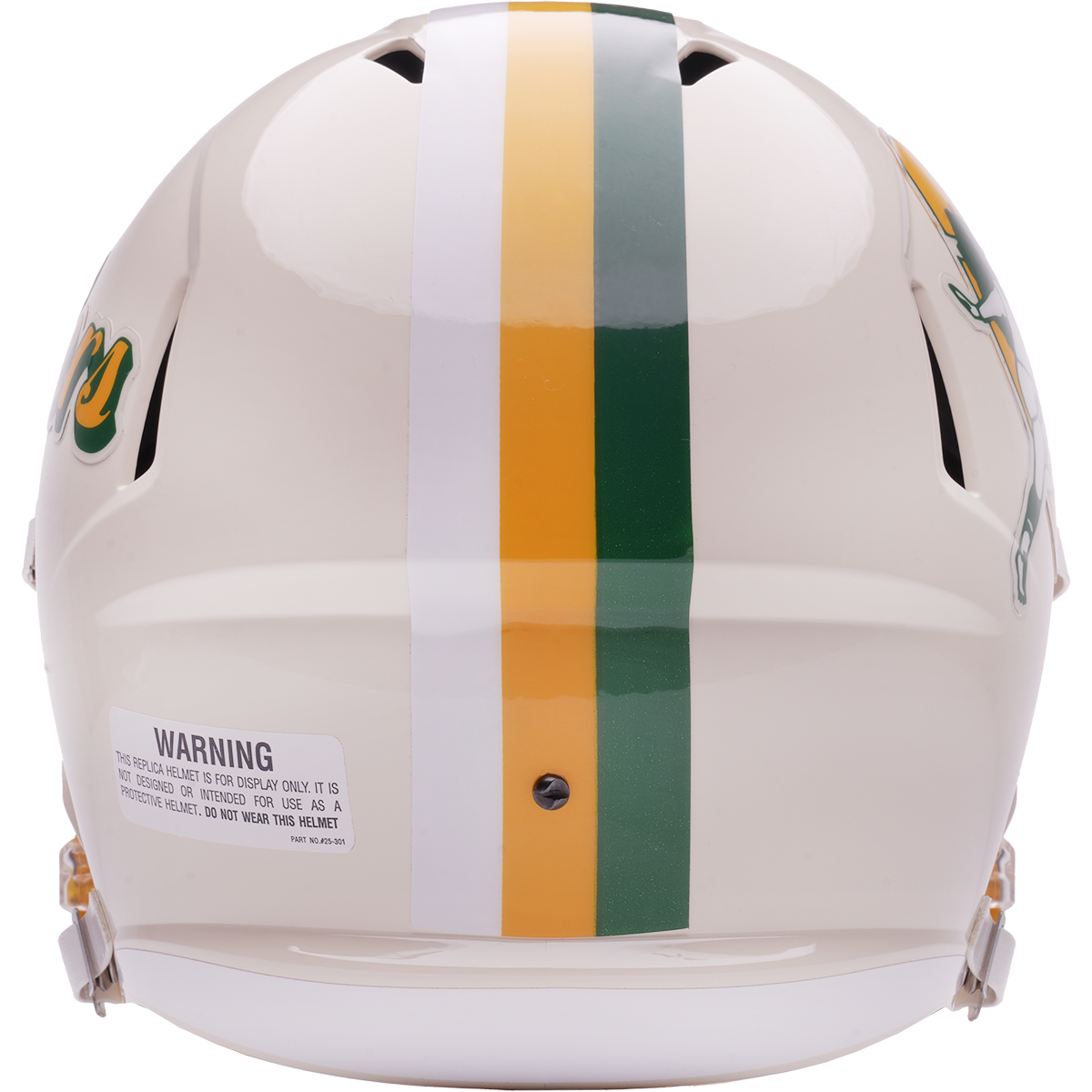 Green Bay Packers Riddell Speed Retro Replica Helmet – back view