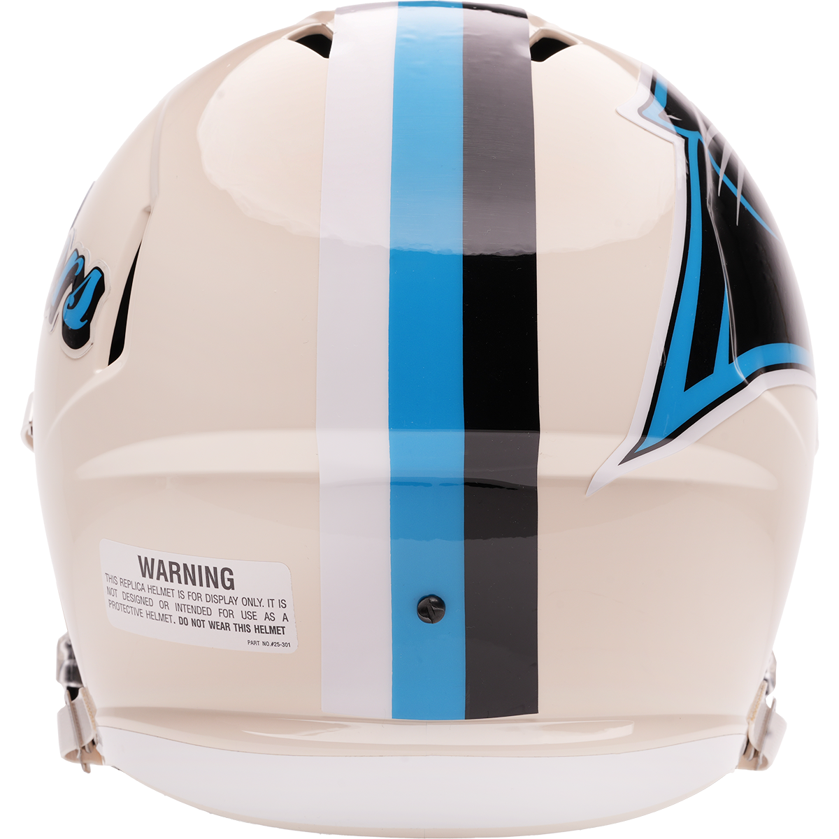 Carolina Panthers Riddell Speed Retro Replica Helmet – back view