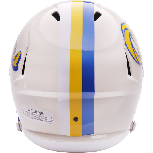 Los Angeles Rams Riddell Speed Retro Replica Helmet – back view