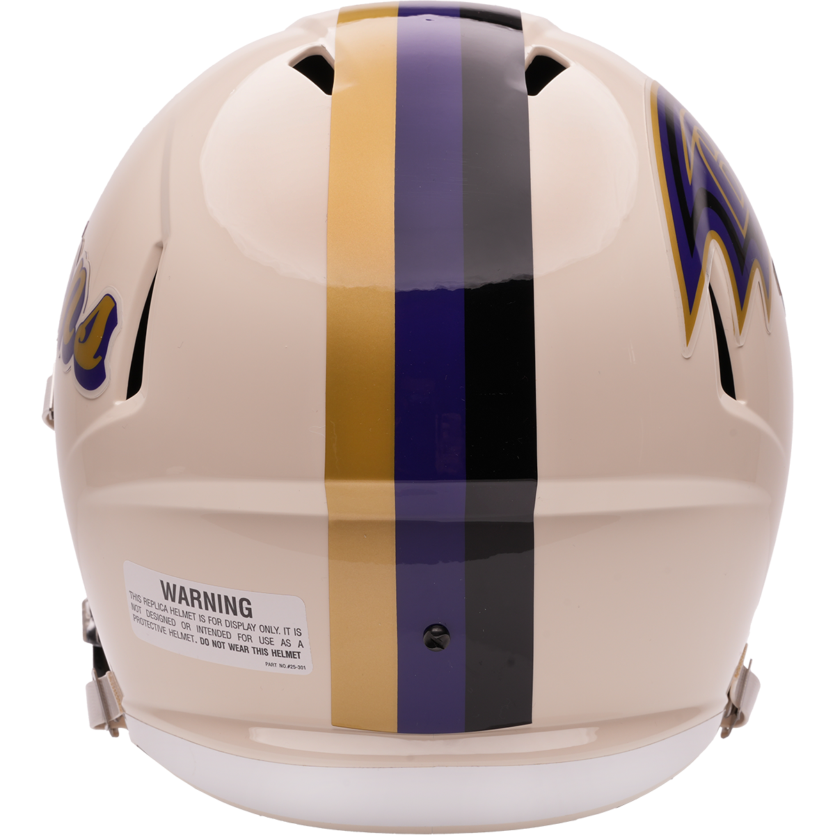 Baltimore Ravens Riddell Speed Retro Replica Helmet – back view