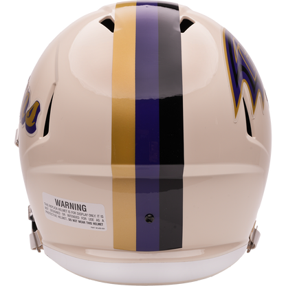 Baltimore Ravens Riddell Speed Retro Replica Helmet – back view