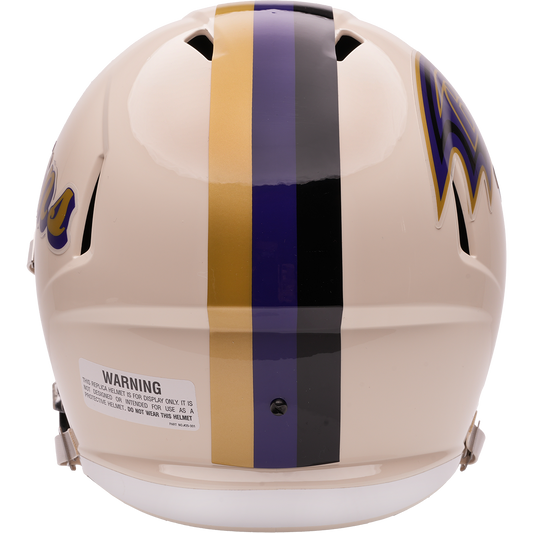 Baltimore Ravens Riddell Speed Retro Replica Helmet – back view