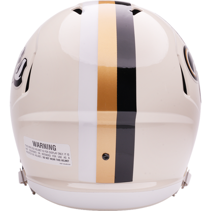 New Orleans Saints Riddell Speed Retro Replica Helmet – back view