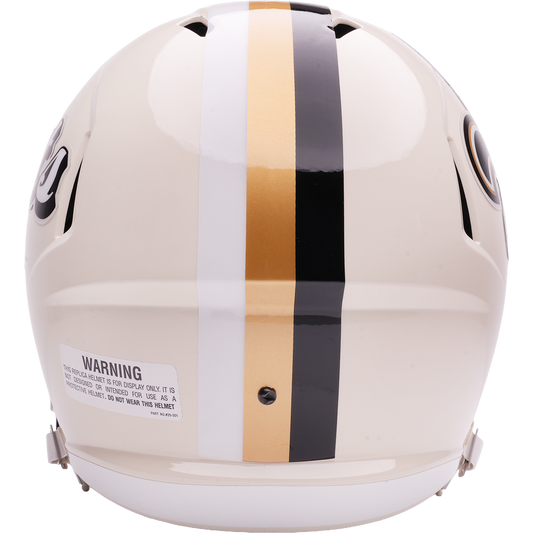 New Orleans Saints Riddell Speed Retro Replica Helmet – back view