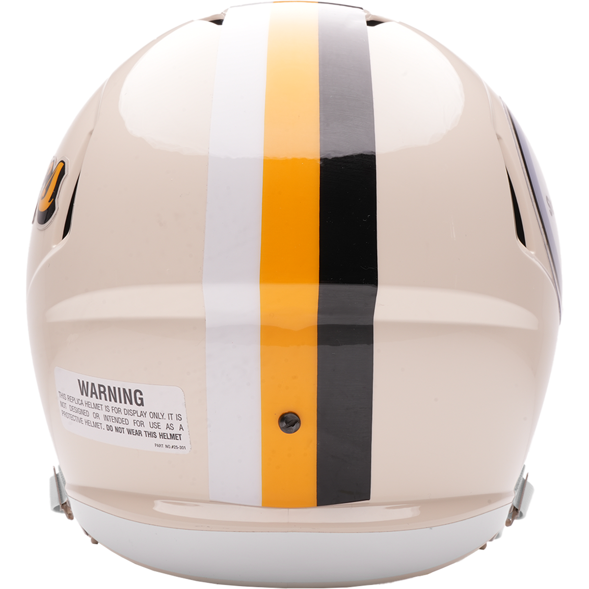 Pittsburgh Steelers Riddell Speed Retro Replica Helmet – back view