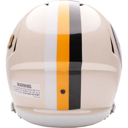 Pittsburgh Steelers Riddell Speed Retro Replica Helmet – back view