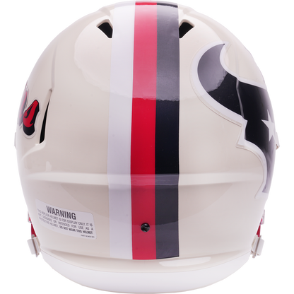 Houston Texans Riddell Speed Retro Replica Helmet – back view