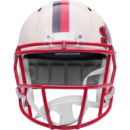 Houston Texans Riddell Speed Retro Replica Helmet – front facemask view