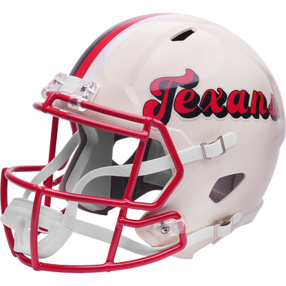 Houston Texans Riddell Speed Retro Replica Helmet – left side logo view