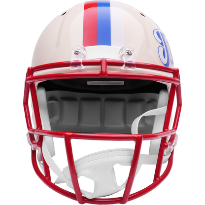 Tennessee Titans Riddell Speed Retro Replica Helmet – front facemask view