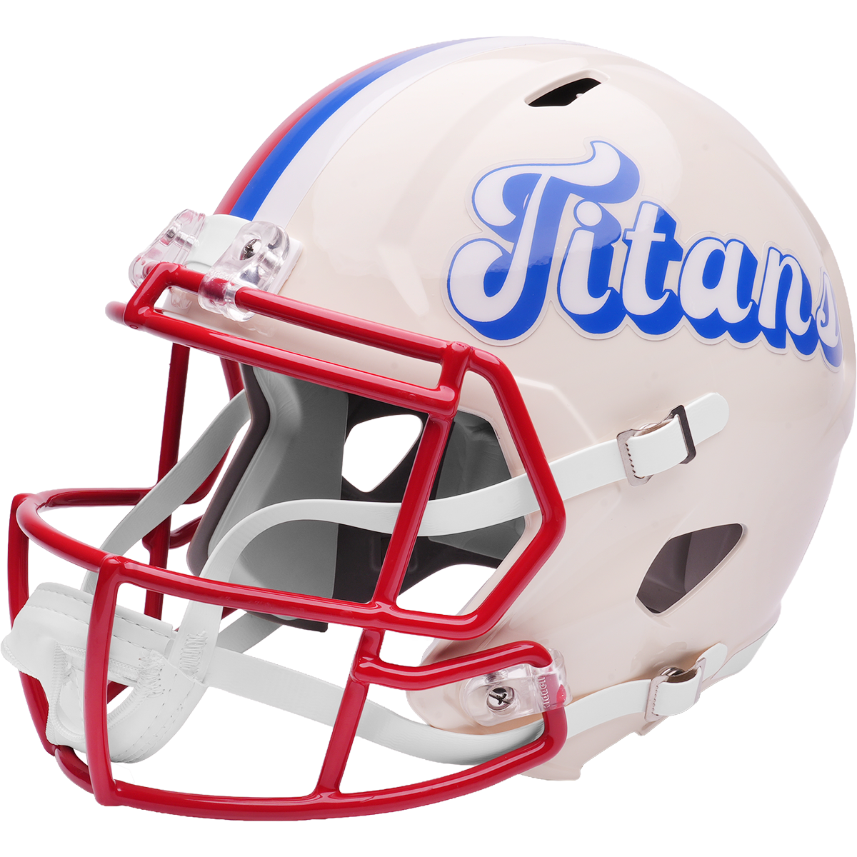 Tennessee Titans Riddell Speed Retro Replica Helmet – left side logo view
