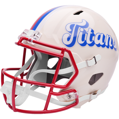 Tennessee Titans Riddell Speed Retro Replica Helmet – left side logo view