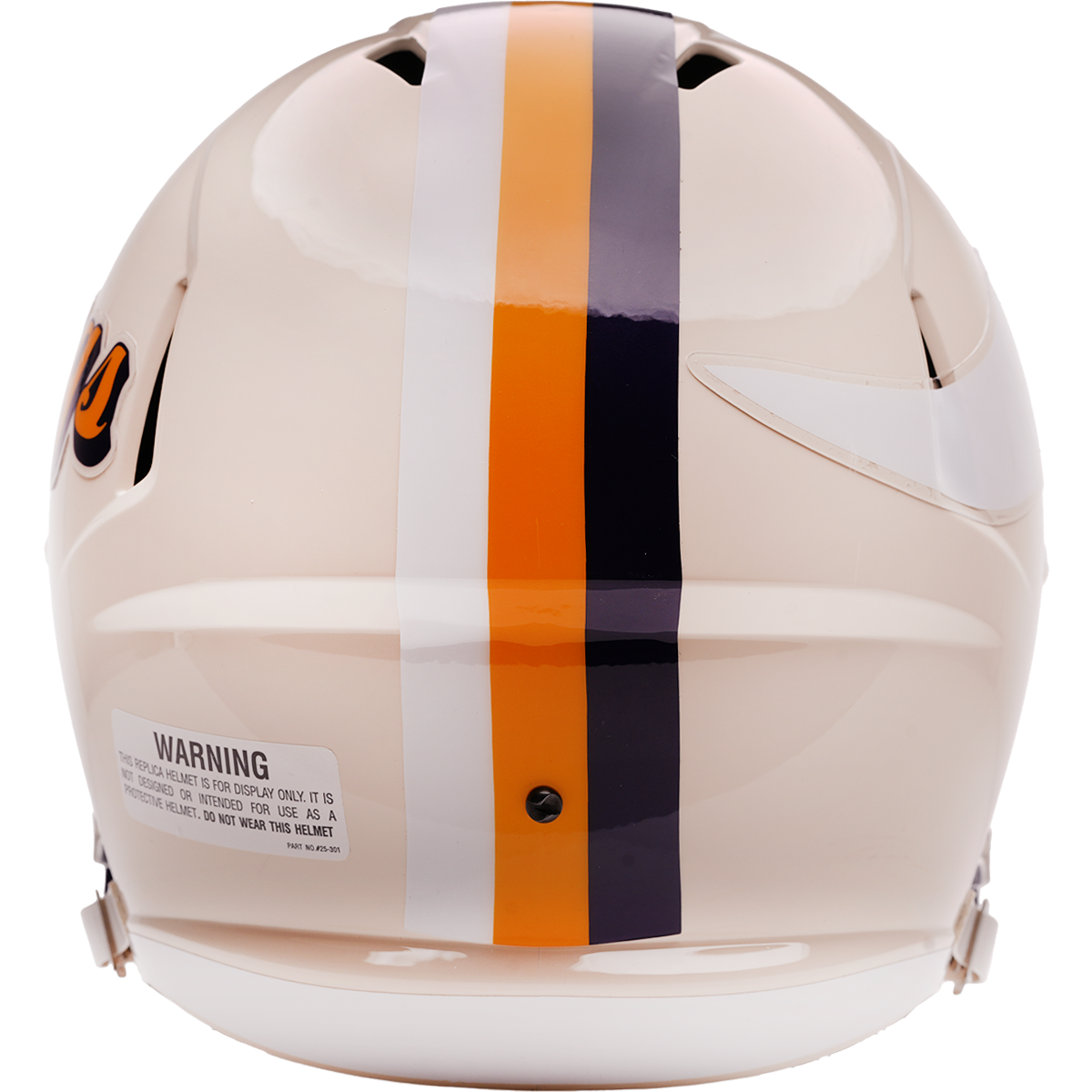 Minnesota Vikings Riddell Speed Retro Replica Helmet – back view