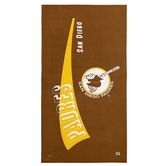 San Diego Padres throwback beach towel