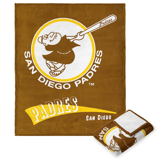 San Diego Padres throwback silk touch blanket