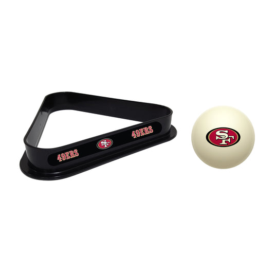 San Francisco 49ers cue ball and triangle