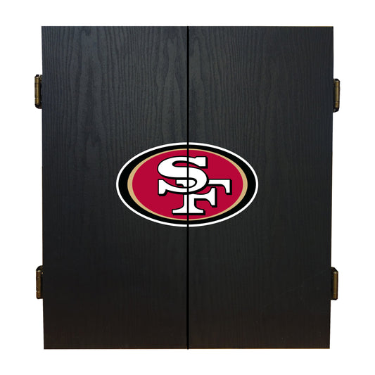 San Francisco 49ers Dart Board Cabinet