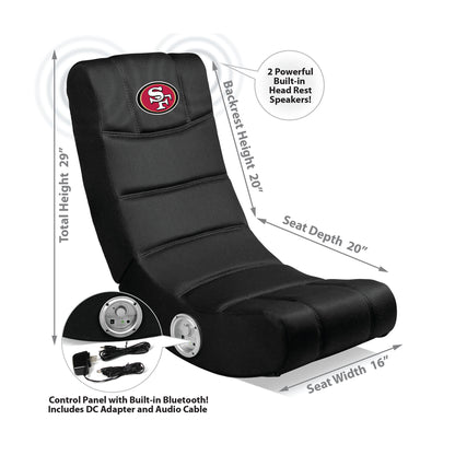 San Francisco 49ers kids gaming rocking chair