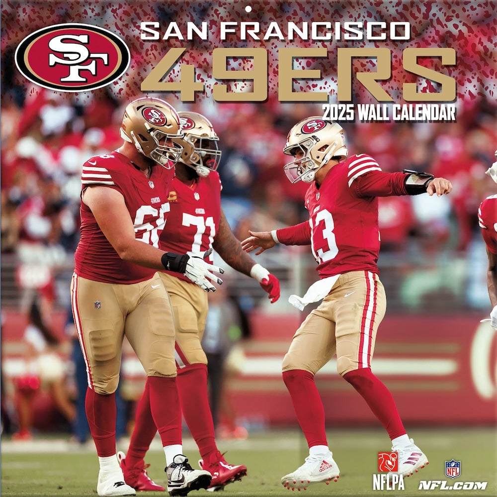 San Francisco 49ers Team Photos Wall Calendar