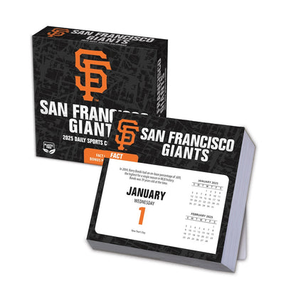 San Francisco Giants 2025 Fact-A-Day Box Desk Calendar