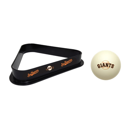 San Francisco Giants cue ball and triangle