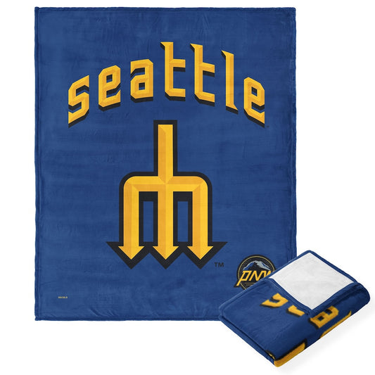 Seattle Mariners CITY CONNECT silk touch throw blanket