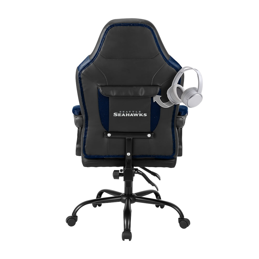 Seattle Seahawks Office Gamer Chair Back