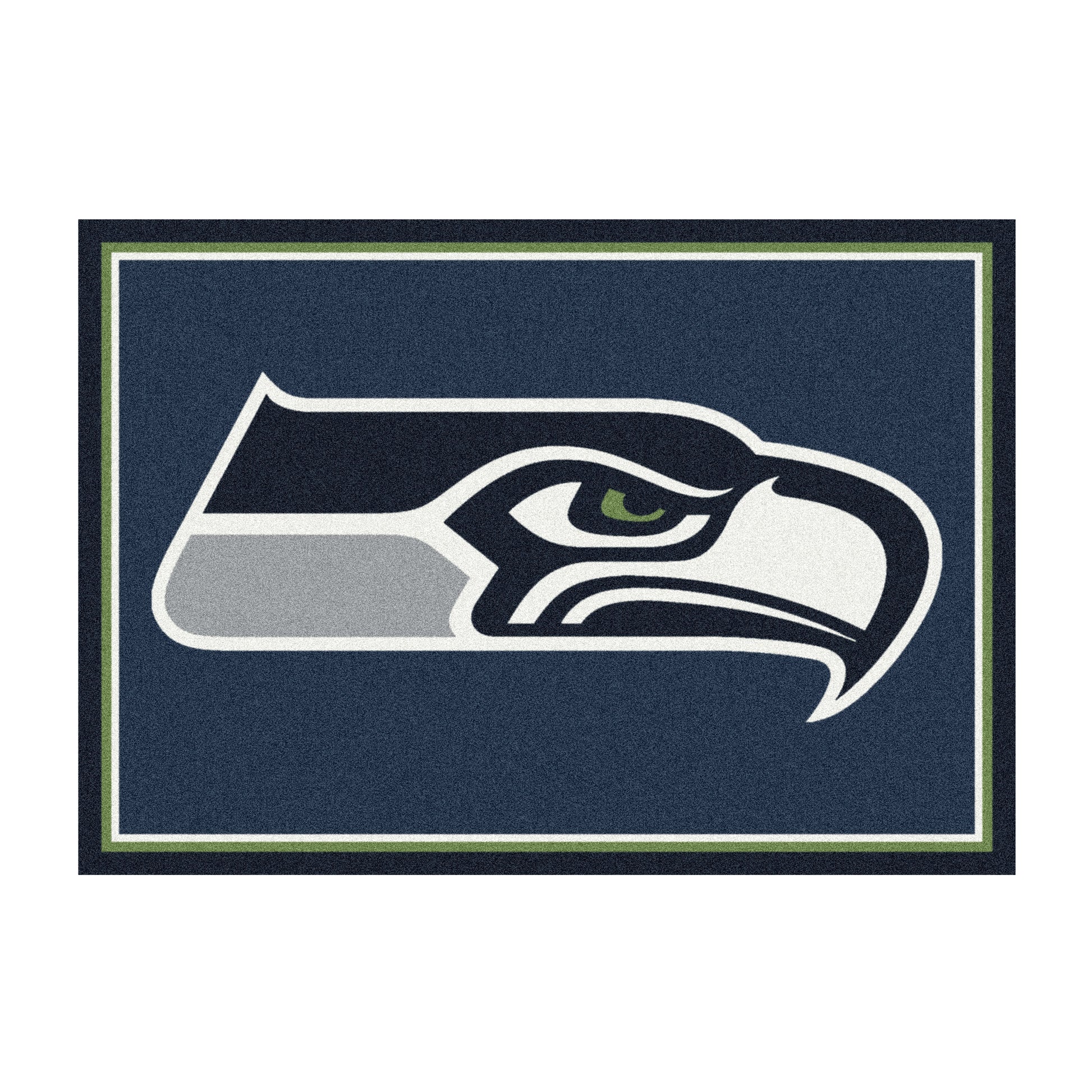 Seattle Seahawks distressed style area rug