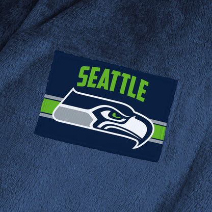 Seattle Seahawks team color bathrobe patch