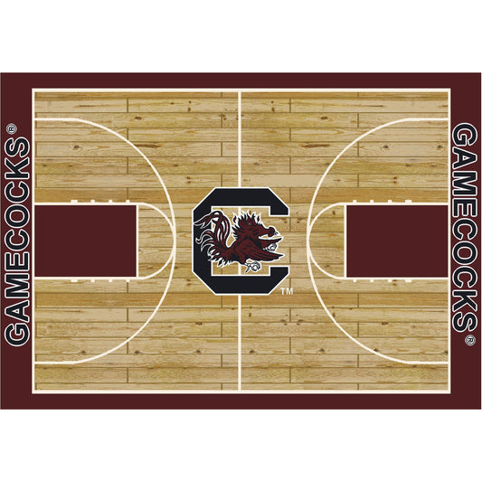 South Carolina Gamecocks courtside style area rug