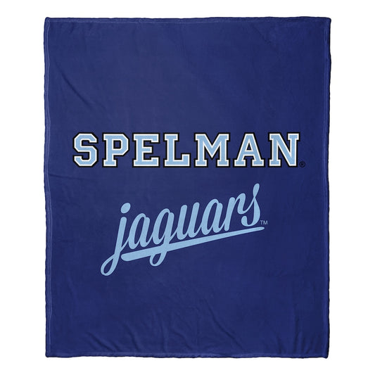 Spelman Jaguars official silk touch throw blanket