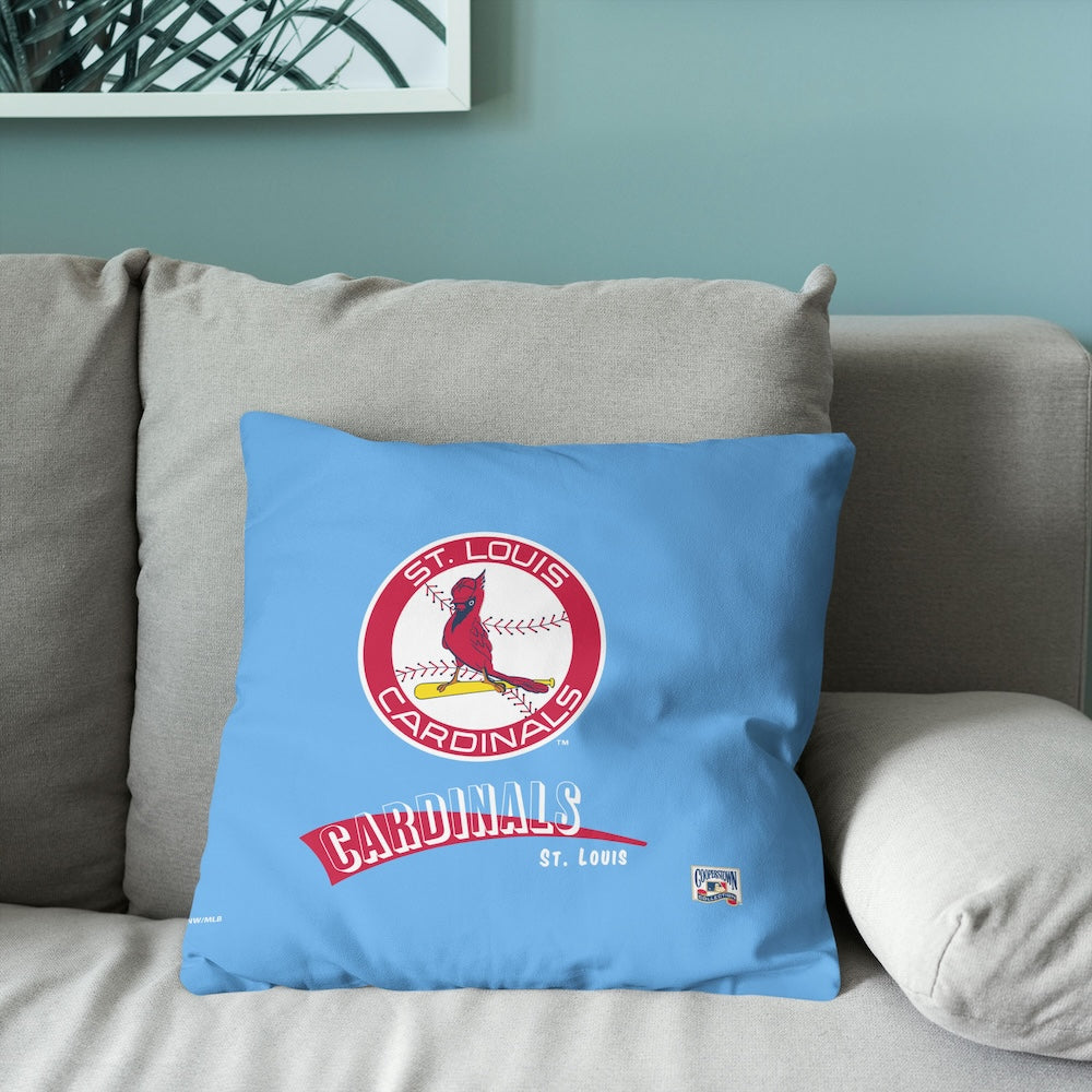 St. Louis Cardinals old school logo pillow