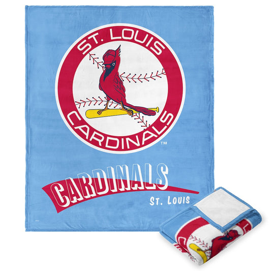 St. Louis Cardinals throwback silk touch blanket