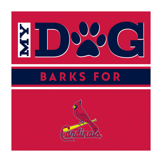 St. Louis Cardinals dog sign