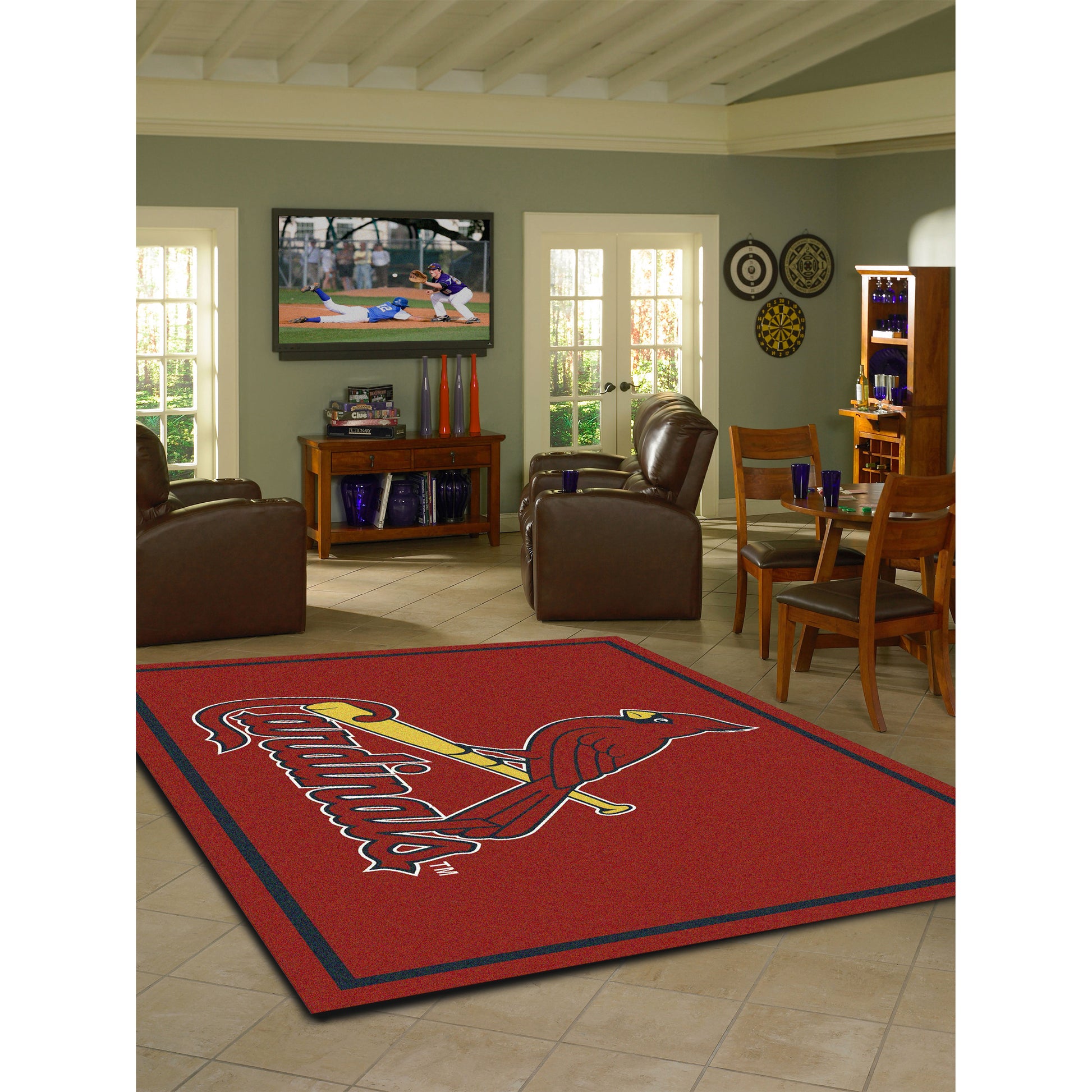 St. Louis Cardinals spirit style area rug life