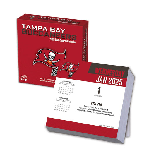 Tampa Bay Buccaneers 2025 Fact-A-Day Box Desk Calendar