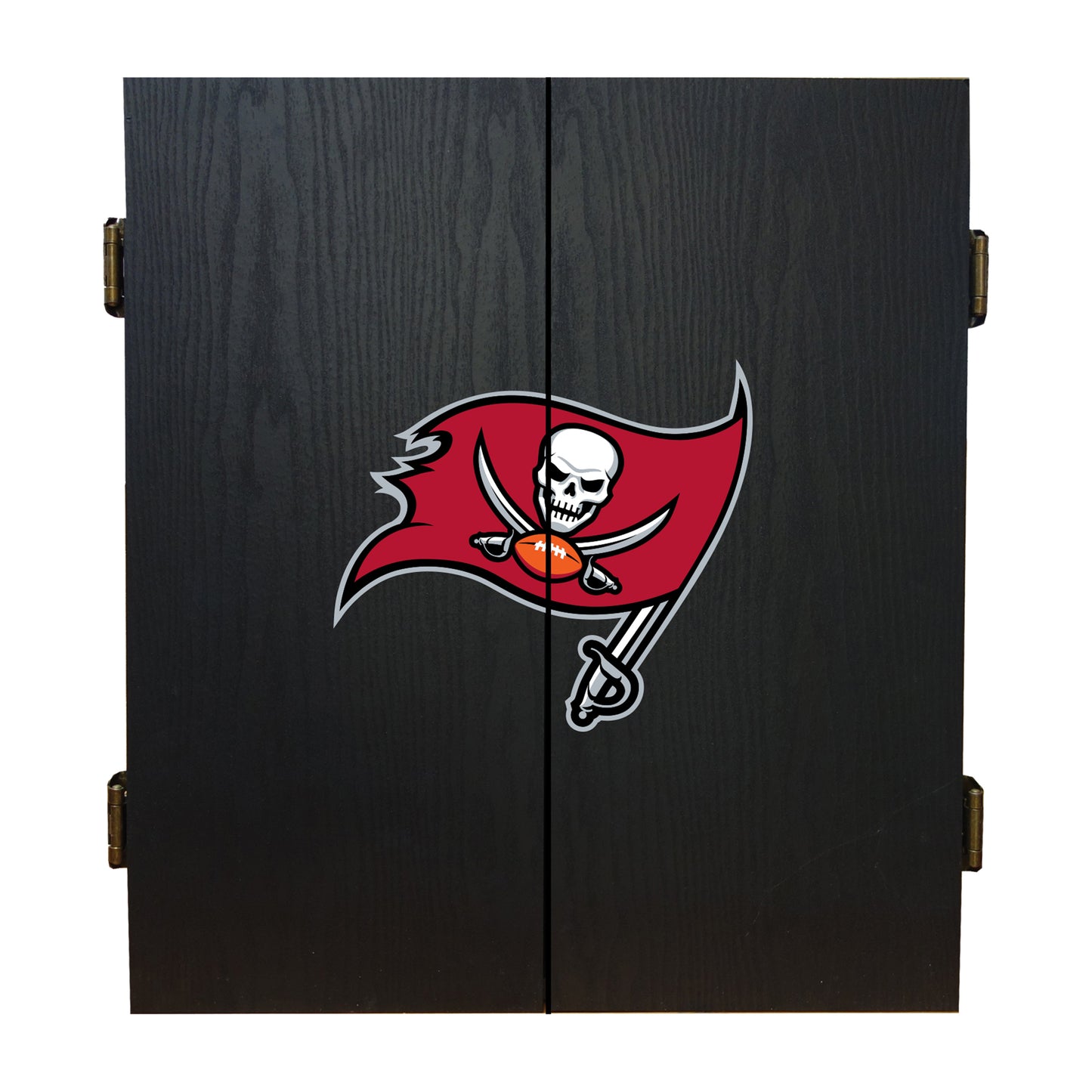 Tampa Bay Buccaneers Dart Board Cabinet